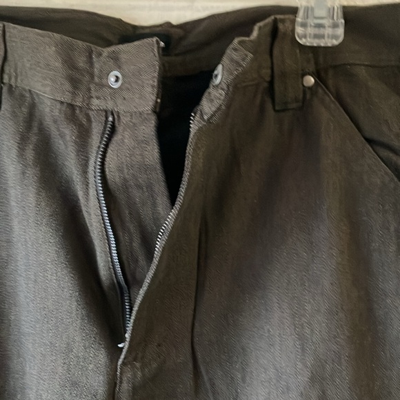 Standard Cloth Cotton Chocolate Herringbone Twill Flared Cargo Pant men XL orXXL - Picture 11 of 15